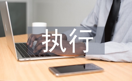 執行工作總結