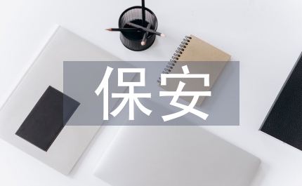 春節期間保安工作計劃