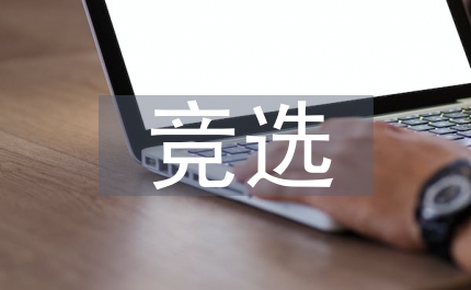 競選村委主任演講稿